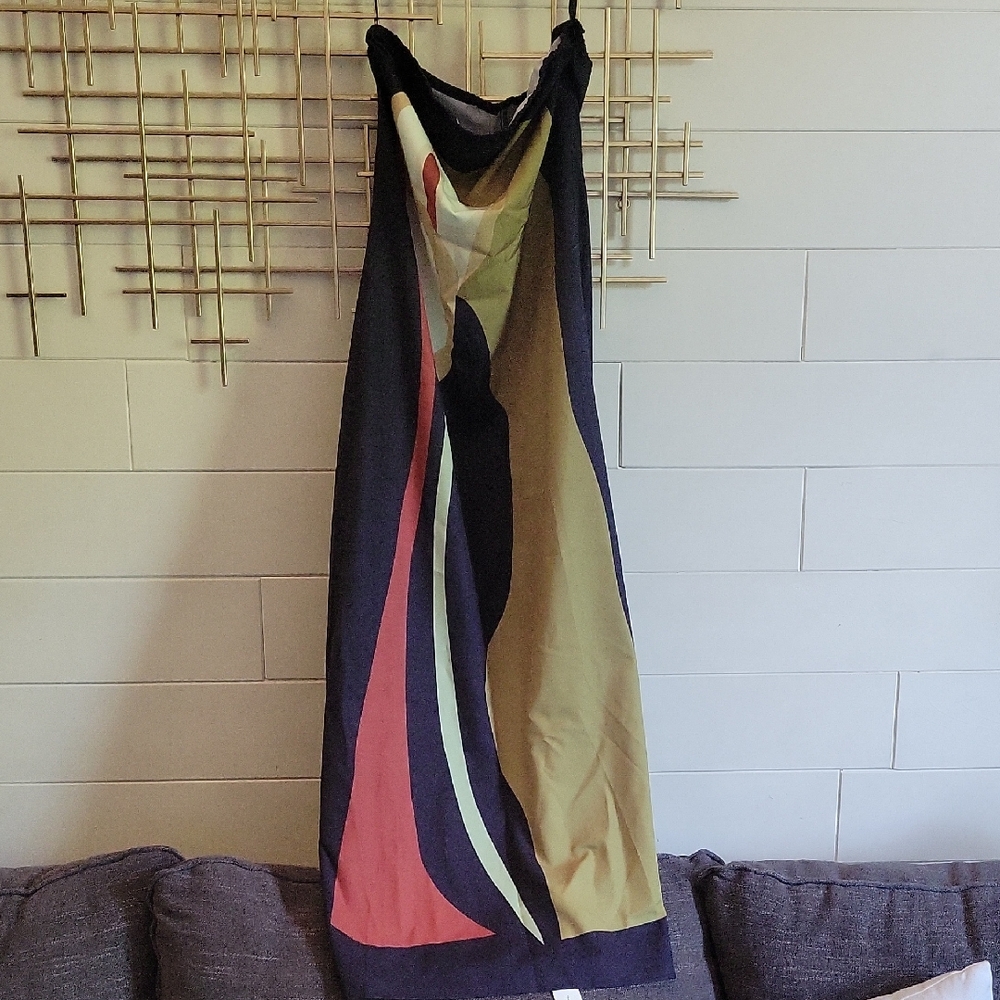 Commense Black and Olive Maxi Dress